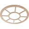 Ekena Millwork Grace Wood Fretwork Pierced Ceiling Medallion, Alder, 30"OD x 10 7/8"ID x 1/4"T CMWP30X0250GRAL - alternate 2